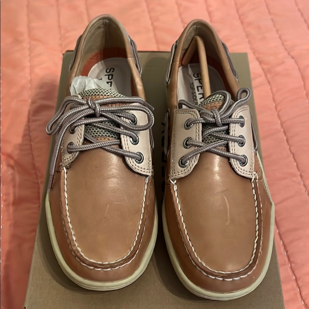 Sperry Men's Brown and Tan Boat Shoes